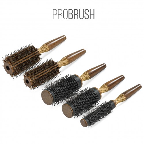 SET OF 5 WOODEN BRUSHES